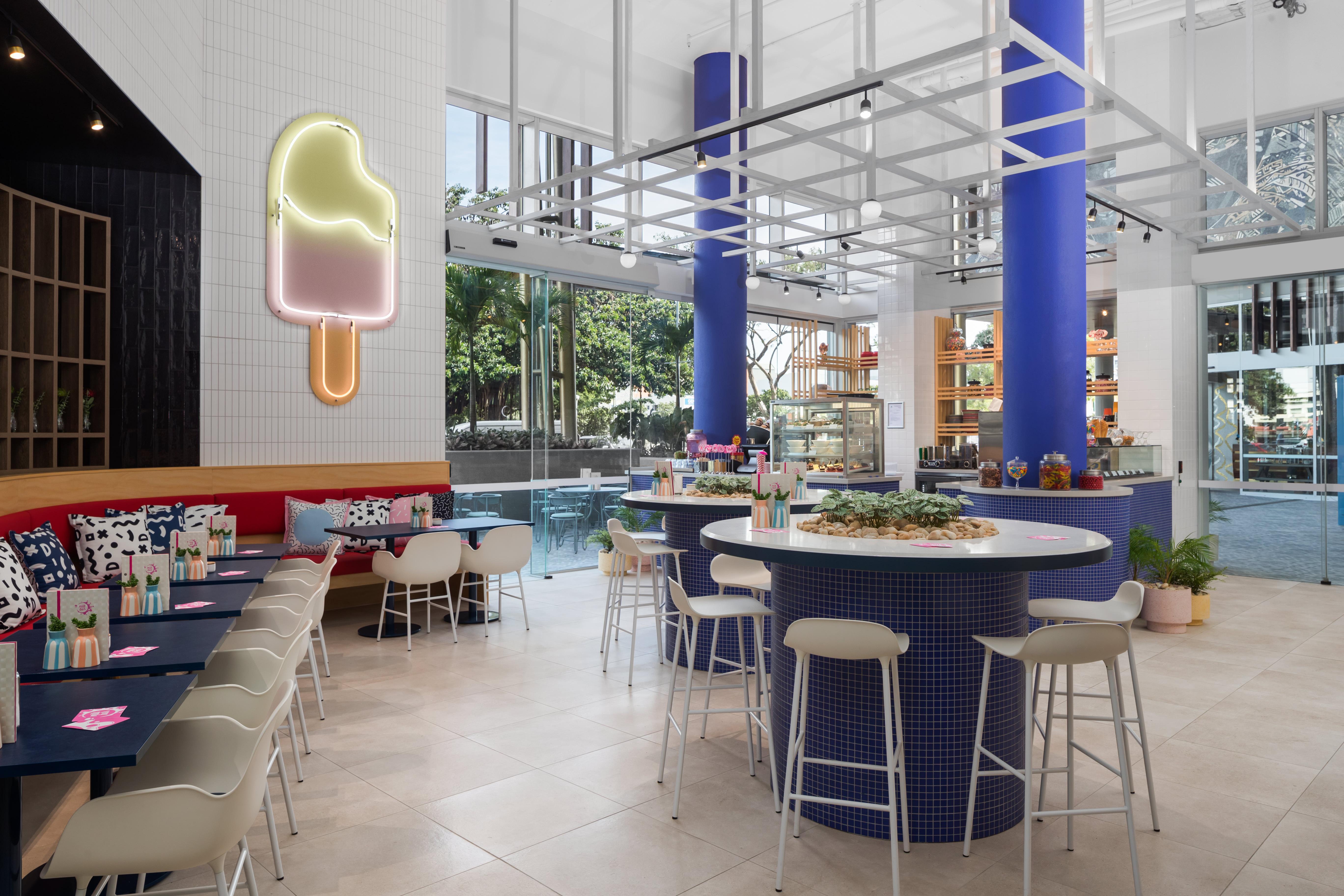 فندق Crystalbrook Bailey كيرنز المظهر الخارجي الصورة The interior of the restaurant